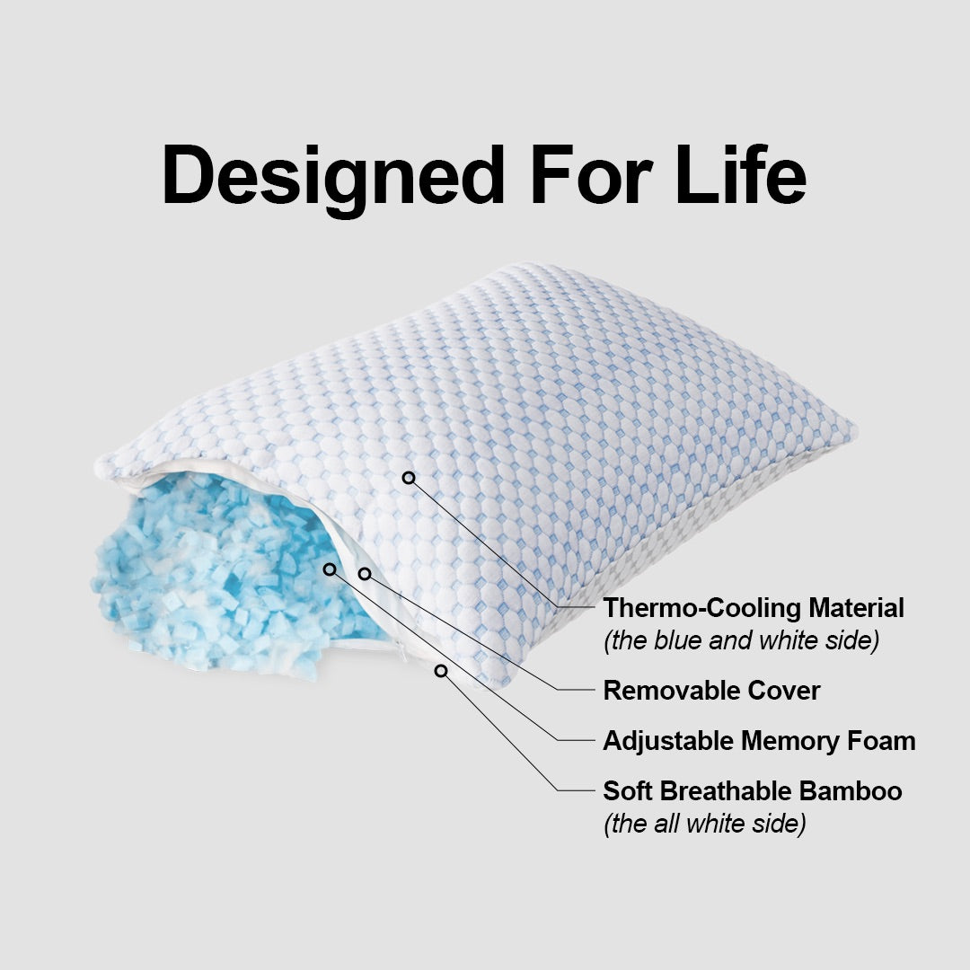 Adjustable Memory Foam Pillow